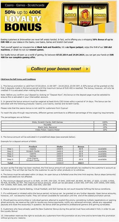 Exclusive Welcome Bonus at Interwetten: Unlock Your Gaming Adventure Today!
