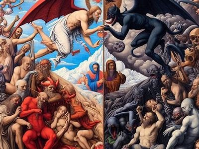 Exploring the Duality of Good and Evil: The Battle Between Angels and Sinners